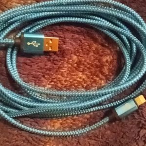 3M 10FT Longbraid USB Sync Data Charging Cable